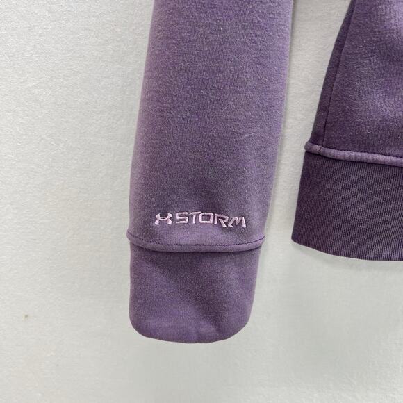 Under Armour Storm ColdGear Infrared Shield Hooded Jacket Womens Small Purple - Picture 4 of 14